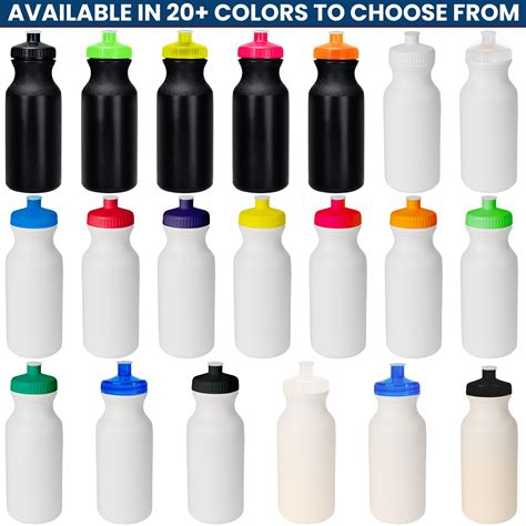 Snapklik.com : CSBD 20 Oz. Bulk Water Bottles, Made In USA, Blank ...