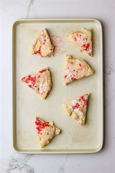 Raspberry White Chocolate Scones - About a Mom