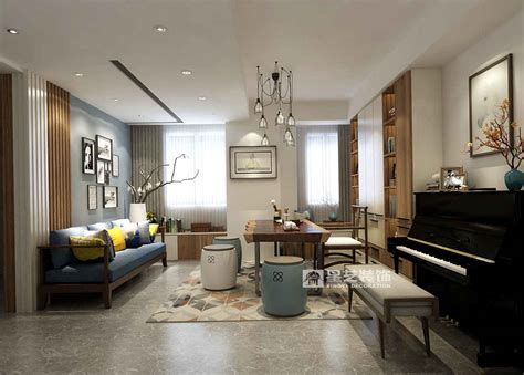 敏捷华美国际室厅平米现代风格-谷居家居装修设计效果图
