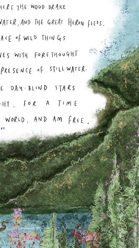 Peace Of Wild Things by Wendell Berry / Poem Art Print Poster | Etsy