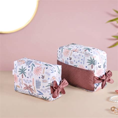 Topical Travel Toiletry Kit Bag Set Of 2 Online - Premium Makeup ...
