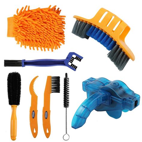Anndason 8 Pieces Precision Bicycle Cleaning Brush Tool Including Bike ...
