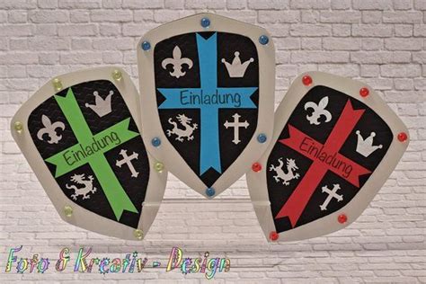 Einladung Kindergeburtstag Ritter Selber Basteln
