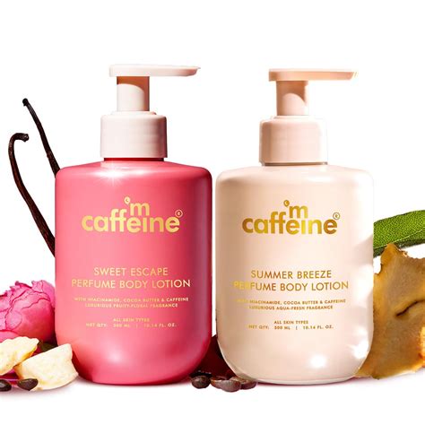 Buy mCaffeine Perfume Body Lotion Combo - Sweet Escape & Summer Breeze ...