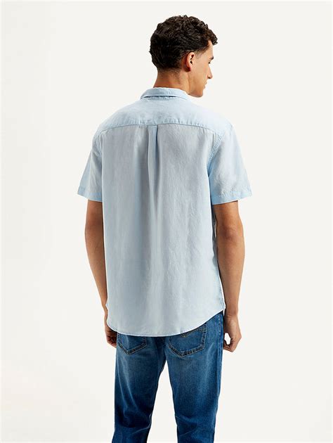 Men's Solid Slim Fit Linen Shirt – Levis India Store