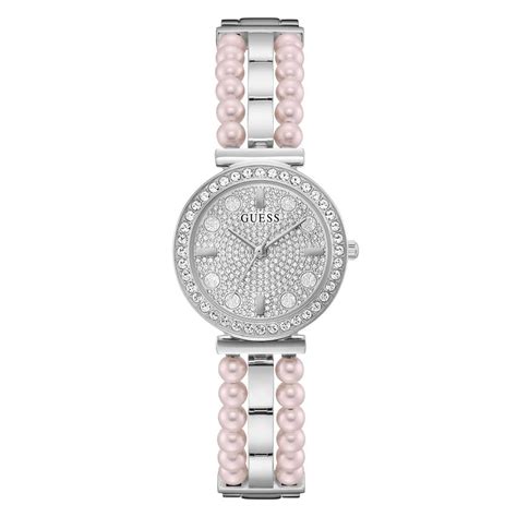 GUESS Silver Round Dial Analog Women's Watch GW0531L1 – Sai Creations ...