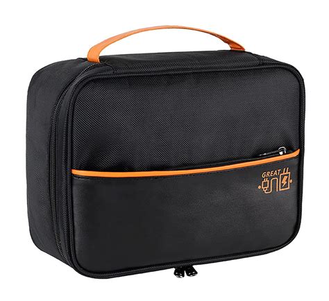 House of Quirk Electronics Travel Organizer, Single Layer Cable ...