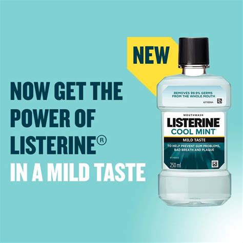 Buy LISTERINE MOUTHWASH COOLMINT MILD 500ML Online & Get Upto 60% OFF ...