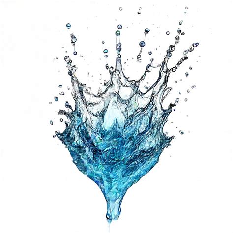 A drawing of a splash of water splashing from the water splash ...