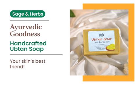 Buy Sage & Herbs Ubtan Soap | Chemical Free Handcrafted Soap with Neem ...