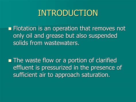 Image result for Flotation Example