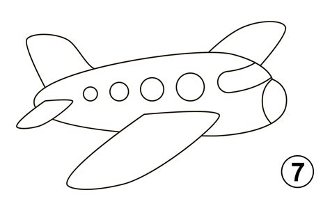 How to Draw an Airplane in 7 Easy Steps (for Kids)