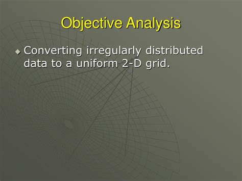 Image result for Objective Analysis History