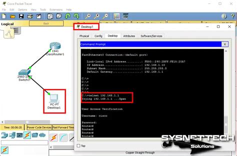 Image result for Configure Network for Telnet Using Packet Tracer