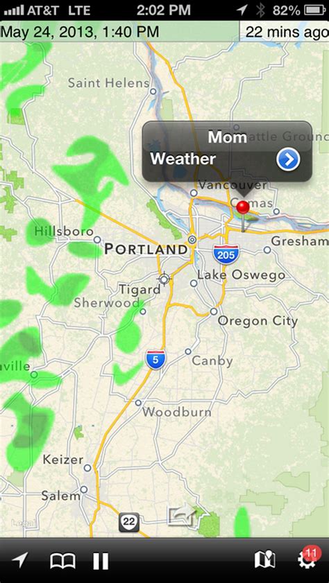 Interactive Radar Map 的图像结果