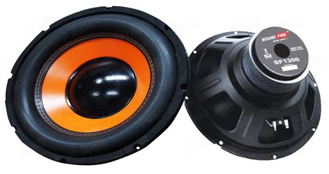 SOUND FIRE SF-1300 Orange 1300W 12" (300mm) Double Magnet Subwoofer ...