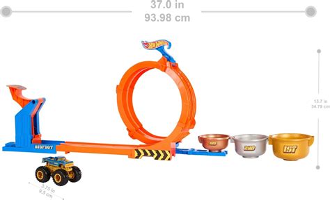 Hot Wheels Monster Trucks Toy Truck & Track Set, India | Ubuy