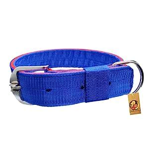 Foodie Puppies Durable Nylon Adjustable Collar Neck Belt for Large Size ...