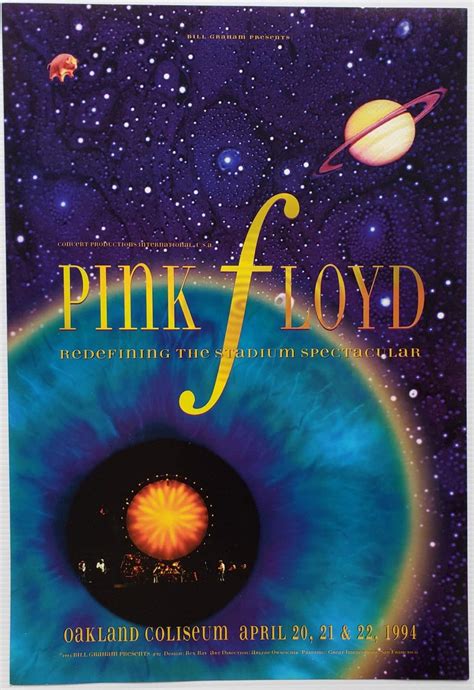 Pink Floyd Concert Poster 1994 BGP-92 Oakland Coliseum - Etsy