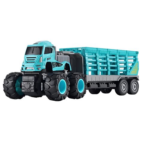 ToyBharat ABS Monster carrier truck Trala Toy set with friction-powere ...