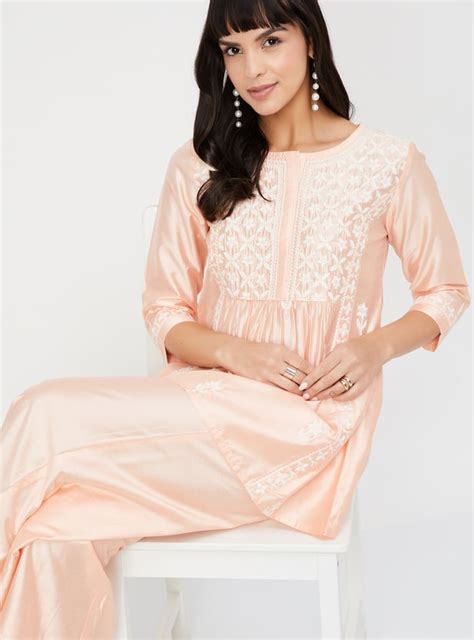 Buy Women Embroidered Kurti Set Online at just Rs. 1299.0 ...