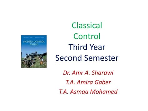 Image result for Crash Course in Classical Control