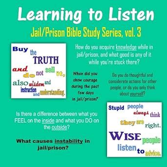 Buy Learning to Listen (Jail/Prison Bible Study Series) (Volume 3) Book ...