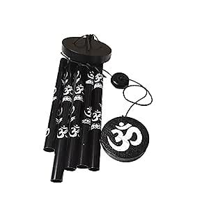 GJ Feng Shui Om Vastu Five Pipe Wind Chime for Balcony, Window and Om ...