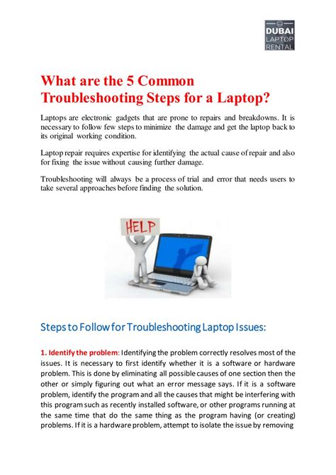 Desktop Computer Troubleshooting Steps 的图像结果
