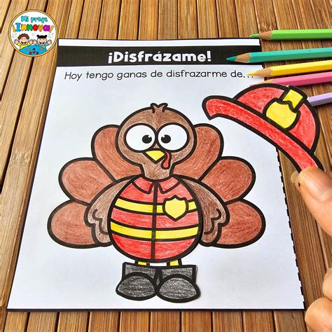 Disguise a Turkey - Spanish Thanksgiving Activities & Printables ...