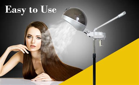 GRANDGLOW 2-in-1 Facial Steamer and Hair Steamer – Hot Mist Face Sauna ...