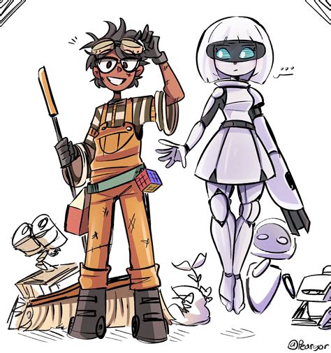 Pin by Niffty the gremlin on cute | Disney character art, Cartoon characters as humans, Wall-e ...