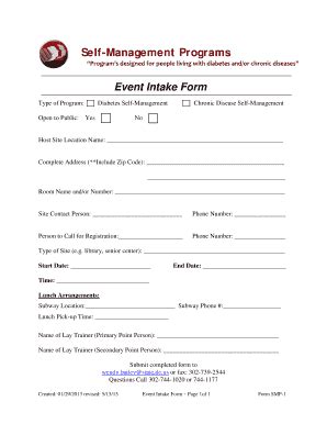 Fillable Online dehitrec Event Intake Form - Delaware REC Fax Email ...