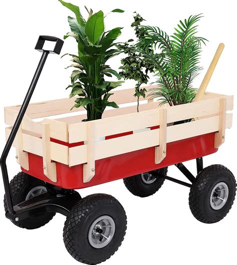 Amazon.com : Outvita Outdoor All-Terrain Cargo Wagon with 10” Air Tires ...