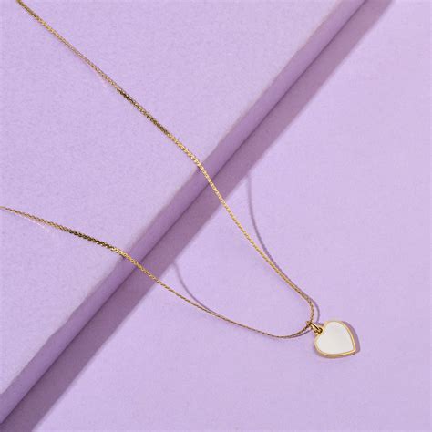 White Mine Heart Necklace | Salty – Salty Accessories