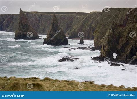 Rough Sea - John O Groats - Scotland Stock Photo - Image of nature ...
