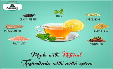 APSARA Green Tea 100 Bags, Spiced Kashmiri Kahwa Green Tea, Natural ...