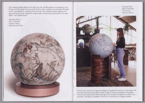 Text: Pocket Regency Blue 12cm Desktop Globe Limited Edition #27 Of 100 ...