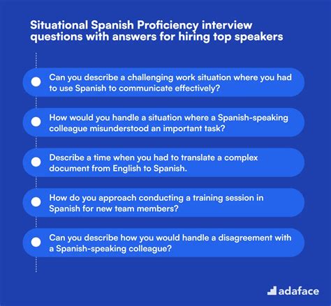 76 Spanish Proficiency Interview Questions