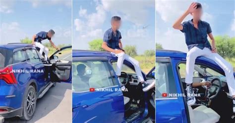 Instagrammer Drives Mahindra XUV700 While Sitting on Roof – ADAS ...