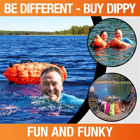 Dippy Divas and Dudes DIPPY Tow Floats for Open Water Swimming | 28L ...