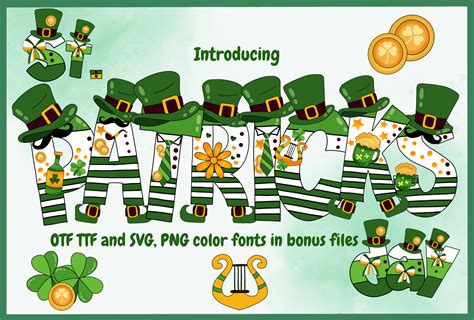 St. Patrick's Day Font by Itme_digitalart · Creative Fabrica