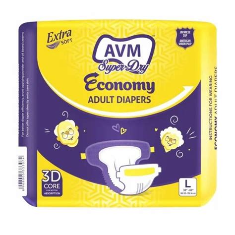 Disposable Diaper - Brand New Avm Superdry Comfort Adult Diaper M Size ...