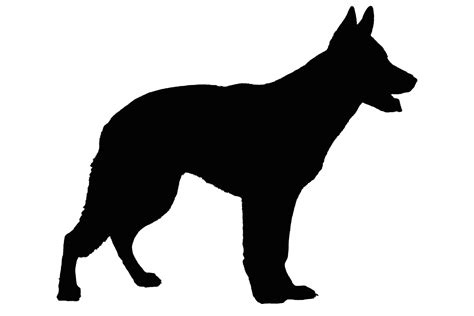 German Shepherd Silhouette