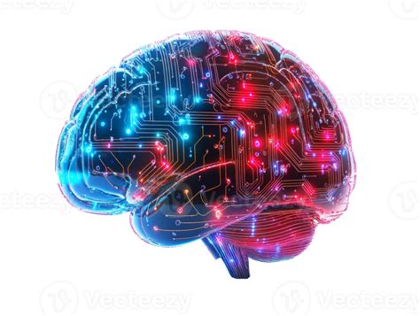 A vibrant digital brain illustration showcasing neural connections ...