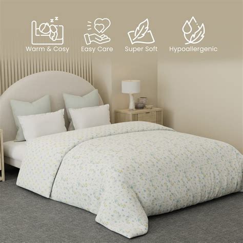 Buy BOUTIQUE LIVING Cottage Garden Cotton Printed Reversible Double ...