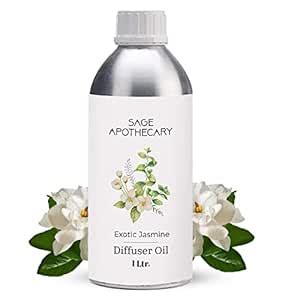 Sage Apothecary Exotic Jasmine Diffuser Oil For Relax Calm Mood ...