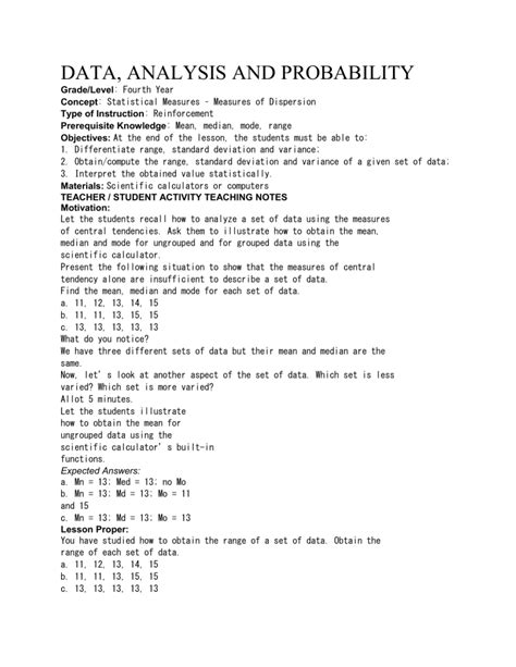Image result for Possible Learning Objective for Lesson On Probability