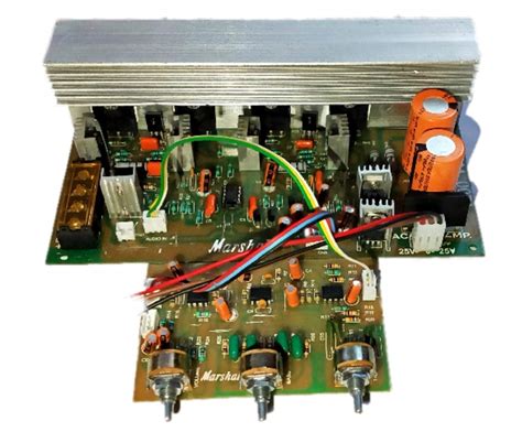 Electronic Works Audio Amplifier Board 5200 1943 Mosfet with Bass ...