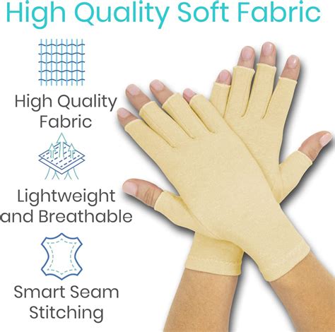 Buy Vive Compression Arthritis Gloves - Comfortable Fit for Men and ...
